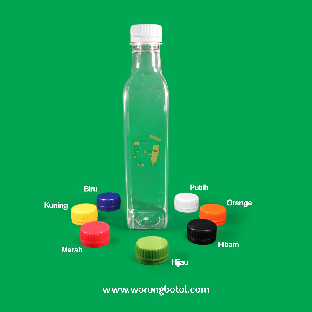 distributor jual botol plastik unik 350ml bening murah terdekat bandung jakarta bogor bekasi